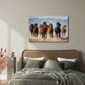 OBRAZ DIVOKÝ BĚH KONÍ KRAJINOU - OBRAZY KONĚ - OBRAZY