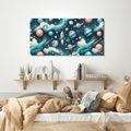 OBRAZ RAKETA A PLANETY VE VESMÍRU - CHILDREN'S SPACE PICTURES - PICTURES