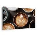 OBRAZ KÁVOVÉ UMĚNÍ S LATTÉ - OBRAZY JÍDLA A NÁPOJE - OBRAZY