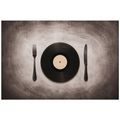 SAMOLEPILNA FOTOTAPETA VINILNA PLOŠČA S PRIBOROM - GLASBENE FOTOTAPETE - TAPETE