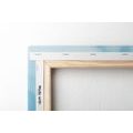 CANVAS PRINT BEAUTIFUL BLUE ABSTRACTION - ABSTRACT PICTURES - PICTURES