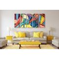 5-PIECE CANVAS PRINT ABSTRACT ART - ABSTRACT PICTURES - PICTURES