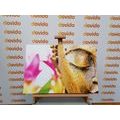 CANVAS PRINT GOLDEN BUDDHA FACE - PICTURES FENG SHUI{% if product.category.pathNames[0] != product.category.name %} - PICTURES{% endif %}