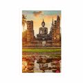 IMPRESSION SUR TOILE STATUE DE BOUDDHA DANS LE PARC DE SUKHOTHAI - FENG SHUI - AFFICHES