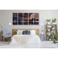 5-PIECE CANVAS PRINT FUTURISTIC PLANET - PICTURES OF SPACE AND STARS{% if product.category.pathNames[0] != product.category.name %} - PICTURES{% endif %}
