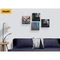 CANVAS PRINT SET CORNER OF THE FOREST - SET OF PICTURES - PICTURES