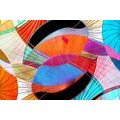 CANVAS PRINT COLORED ABSTRACTION - ABSTRACT PICTURES - PICTURES