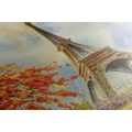 CANVAS PRINT EIFFEL TOWER IN PASTEL COLORS - PICTURES OF CITIES - PICTURES
