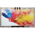 CANVAS PRINT PARROT FLIGHT - PICTURES OF ANIMALS{% if product.category.pathNames[0] != product.category.name %} - PICTURES{% endif %}