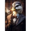 IMPRESSION SUR TOILE ANIMAL GANGSTER CANARD - IMPRESSIONS SUR TOILE ANIMAL GANGSTERS - IMPRESSION SUR TOILE
