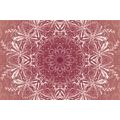 SELF ADHESIVE WALLPAPER PINK ROSETTE - SELF-ADHESIVE WALLPAPERS - WALLPAPERS