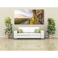 CANVAS PRINT VIEW OF THE RIVER ELBE - PICTURES OF NATURE AND LANDSCAPE - PICTURES