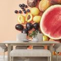 FOTOTAPETE SAFTIGE SOMMERFRÜCHTE - TAPETEN MIT ESSEN UND GETRÄNKEN - TAPETEN