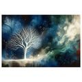 OBRAZ STROM ŽIVOTA V NOČNÍM VESMÍRU - OBRAZY STROMY ŽIVOTA - OBRAZY