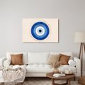 TABLEAU SUR TOILE – ŒIL PROTECTEUR BLEU - TABLEAUX PAR THÈME - TABLEAUX