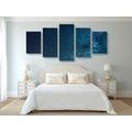 5-PIECE CANVAS PRINT MILKY WAY AMONG THE STARSARS - PICTURES OF SPACE AND STARS - PICTURES