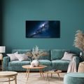 CANVASTAVLA VINTERGATANS KOSMISKA SKEN - TAVLOR MED GALAXER - TAVLOR