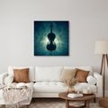 WANDBILD MUSIKALISCHE MAGIE IM RAUM - MUSIKBILDER - BILDER