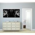 CANVAS PRINT FAITH IN JESUS IN BLACK AND WHITE - BLACK AND WHITE PICTURES - PICTURES