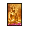 POSTER GOLDENER BUDDHA - FENG SHUI - POSTER