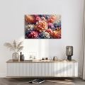 OBRAZ PESTROBAREVNÁ KVĚTINOVÁ HARMONIE - OBRAZY KVĚTŮ - OBRAZY