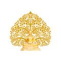 PAPIER PEINT BOUDDHA AVEC L'ARBRE DE VIE - FOND D'ÉCRAN FENG SHUI - PAPIER PEINT