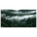CANVASTAVLA GRÖN DAL I MORGONDIMMA - TAVLOR MED SKOG - TAVLOR