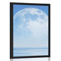 POSTER MOON OVER THE SEA - UNIVERSE AND STARS - POSTERS