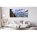 5-PIECE CANVAS PRINT REPRODUCTION OF STARRY NIGHT - VINCENT VAN GOGH - ABSTRACT PICTURES - PICTURES