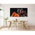 CANVAS PRINT ITALIAN WINE AND GRAPES - PICTURES OF FOOD AND DRINKS{% if product.category.pathNames[0] != product.category.name %} - PICTURES{% endif %}