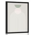 POSTER CURCUBEU ELEGANT CU SEMICERC MID-CENTURY - MOTIVE DIN ATELIERUL NOSTRU - POSTERE