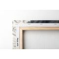 CANVAS PRINT WITH THE INSCRIPTION HOME AND A STILL LIFE - PICTURES WITH INSCRIPTIONS AND QUOTES - PICTURES