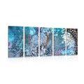 5-PIECE CANVAS PRINT WATERCOLOR ABSTRACTION - ABSTRACT PICTURES{% if product.category.pathNames[0] != product.category.name %} - PICTURES{% endif %}