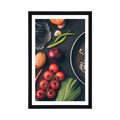 POSTER WITH MOUNT CULINARY ART - WITH A KITCHEN MOTIF - POSTERS