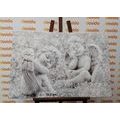 CANVAS PRINT PAIR OF ANGELS - PICTURES OF ANGELS - PICTURES