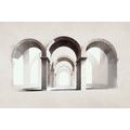 CANVAS PRINT CHARM OF RUSTIC ARCHES - PICTURES OF CITIES - PICTURES