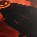 WANDBILD HALLOWEEN-SCHRECKEN UNTER ROTEM MOND - HALLOWEEN- UND HORROR-BILDER - BILDER