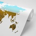 WALLPAPER WORLD MAP ON A WHITE BACKGROUND - WALLPAPERS MAPS - WALLPAPERS