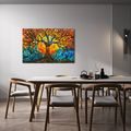 КАРТИНА НА ПЛАТНО – ЦВЕТНА МОЗАЙКА ДЪРВО НА ЖИВОТА - КАРТИНИ - 🔥 ТОТАЛНА РАЗПРОДАЖБА
