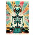 ΠΊΝΑΚΑΣ ΣΕ ΚΑΜΒΆ ΠΟΛΎΧΡΩΜΟΣ ΣΚΕΛΕΤΌΣ DJ - ΠΊΝΑΚΕΣ - ΟΛΙΚΉ ΕΚΠΟΊΗΣΗ 🔥