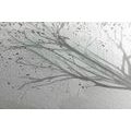 IMPRESSION SUR TOILE ARBRE MINIMALISTE EN HIVER - IMPRESSIONS SUR TOILE ARBRES ET FEUILLES - IMPRESSION SUR TOILE