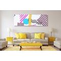 WANDBILD MEMPHIS-MUSTER - POP-ART-BILDER - BILDER