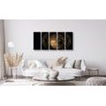 5-PIECE CANVAS PRINT HARMONIOUS POWER OF BUDDHA - PICTURES FENG SHUI - PICTURES