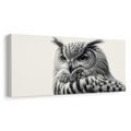 WANDBILD MAJESTÄTISCHE EULE - BILDER VON VÖGELN - BILDER