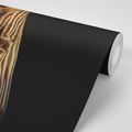 SELF ADHESIVE WALL MURAL PORTRAIT OF A ZEBRA - SELF-ADHESIVE WALLPAPERS - WALLPAPERS