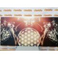 CANVAS PRINT SECRET OF THE FLOWER OF LIFE - PICTURES OF ANGELS - PICTURES