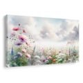 WANDBILD ROMANTISCHE BLUMENWIESE - WANDBILDER FELDER UND WIESEN - BILDER