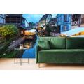 SELF ADHESIVE WALL MURAL PICTURESQUE CANAL IN FRANCE - SELF-ADHESIVE WALLPAPERS - WALLPAPERS