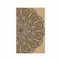 IMPRESSION SUR TOILE MANDALA AVEC UN MOTIF NATUREL ABSTRAIT - FENG SHUI - AFFICHES