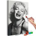 PICTURE PAINTING BY NUMBERS LAUGHING MARYLIN - PAINTING BY NUMBERS{% if kategorie.adresa_nazvy[0] != zbozi.kategorie.nazev %} - PAINTING BY NUMBERS{% endif %}